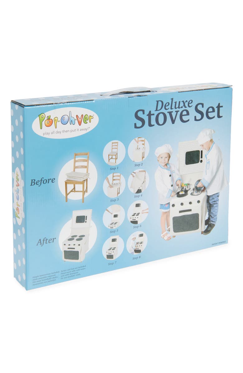 PopOhVer Stove Deluxe PLay Set, Alternate, color, Brown