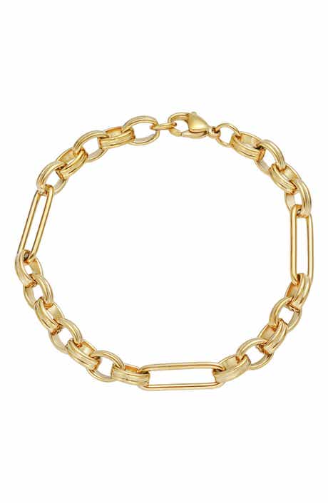 Adornia Tarnish Resistant 18K Gold Plated Chain Bracelet