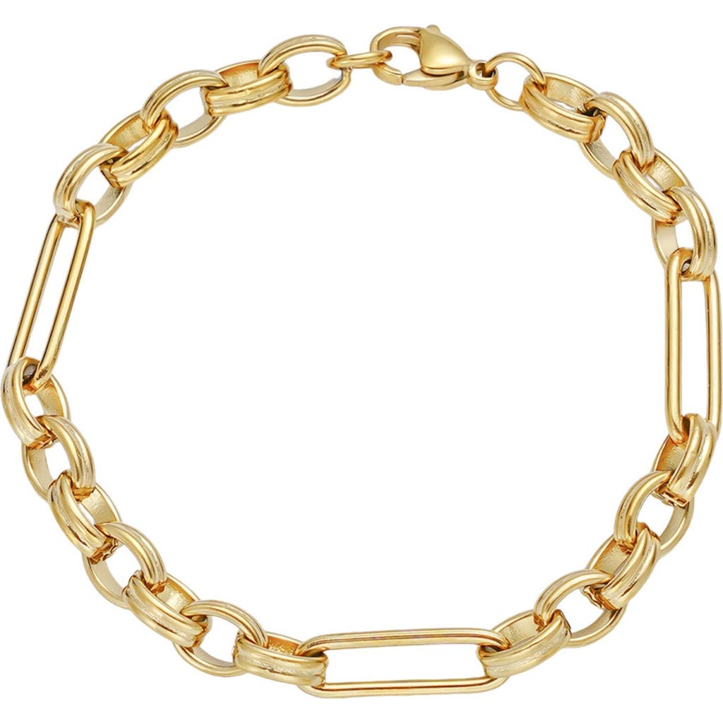 Adornia Tarnish Resistant 18K Gold Plated Chain Bracelet at Nordstrom Rack