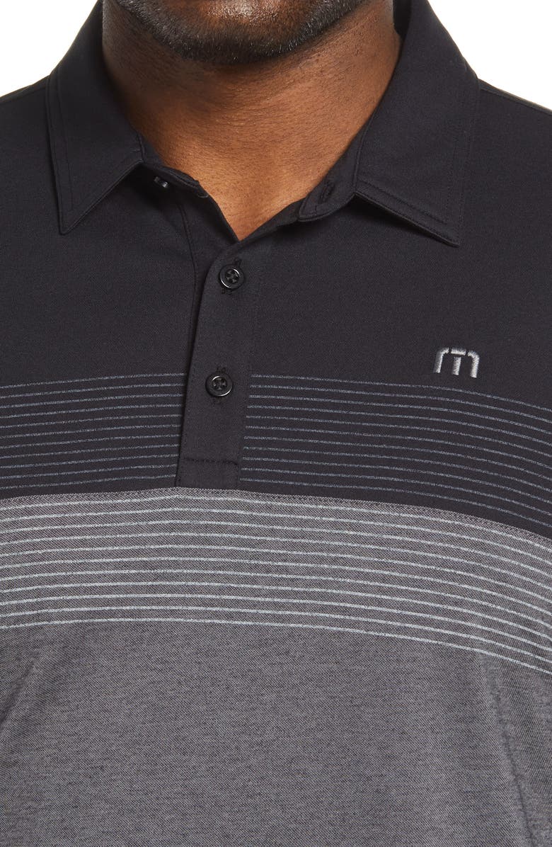 TravisMathew Best of Both Stripe Piqué Polo, Alternate, color,
