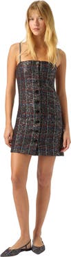 Missoni Mini Button-up Dress With Check Pattern