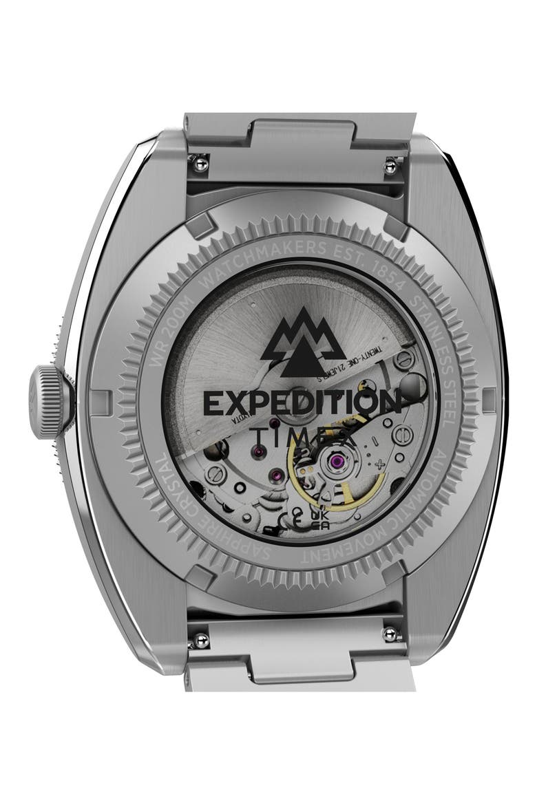 Expedition Pioneer Automatic Bracelet Watch, 41mm, Alternate, color, SILVER
