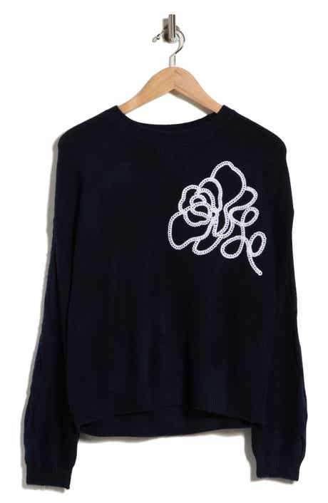 Embroidered Crewneck Sweater