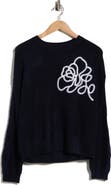 Parker Embroidered Crewneck Sweater