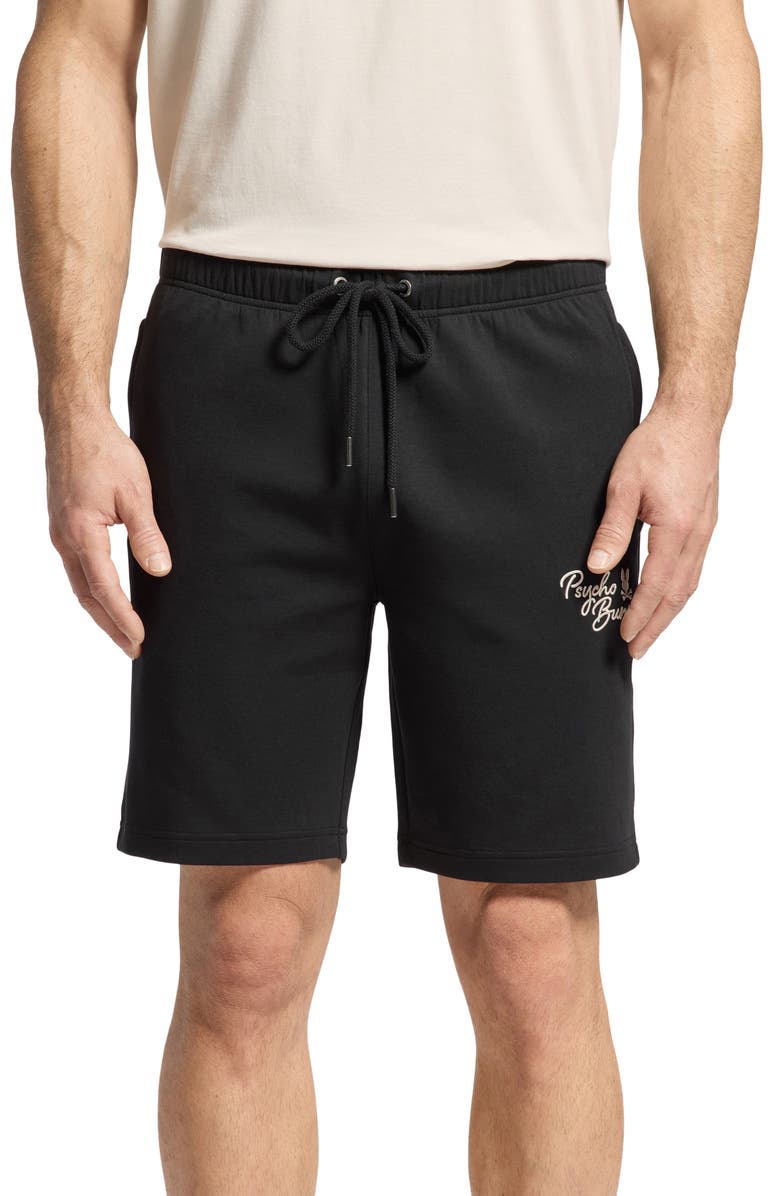 Psycho Bunny Desert Embroidered Sweat Shorts, Main, color,