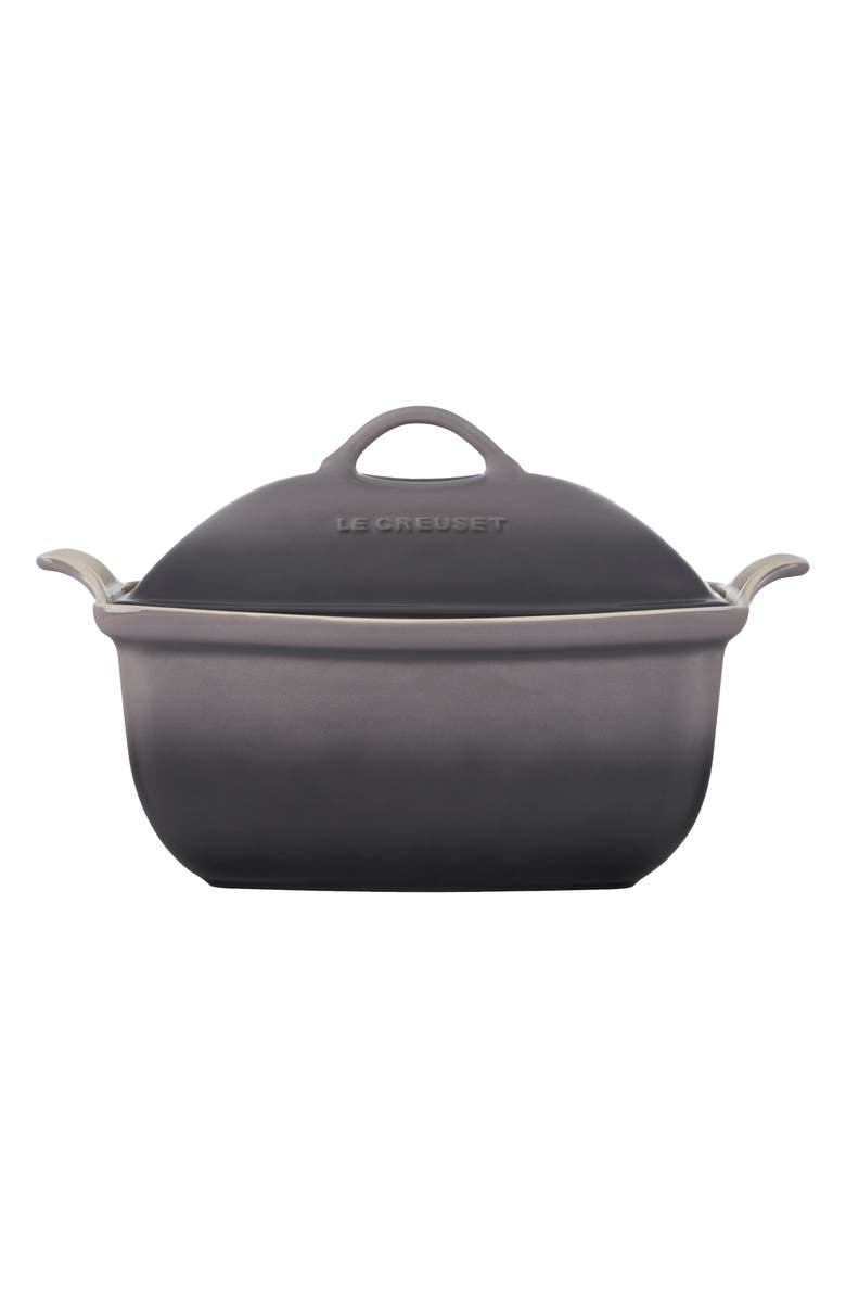 Le Creuset Heritage Stoneware Deep Covered Baker, Alternate, color, Oyster