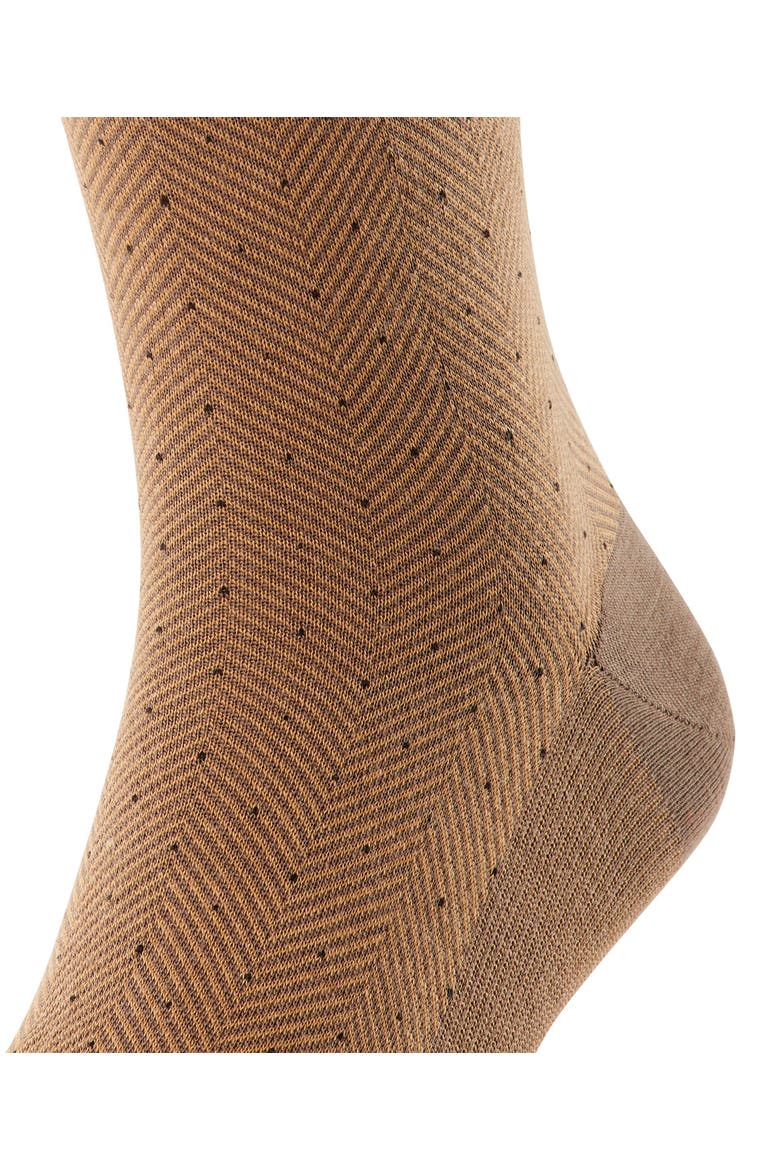 Sensitive Herringbone Socks for Diabetics, Alternate, color, Hazel