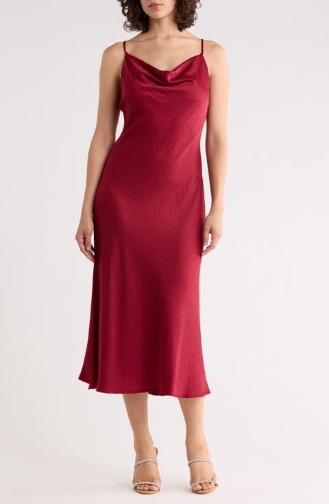 Hammered Satin Slipdress
