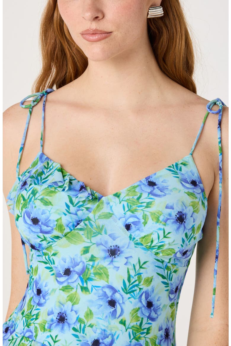Mejra Floral Print Camisole, Alternate, color, BLUE FLORAL