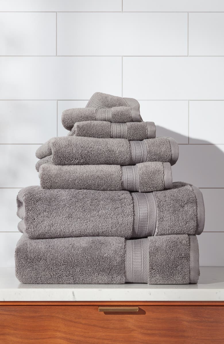NORDSTROM RACK 6-Piece Zero Twist Bath Towel Set, Alternate, color, 