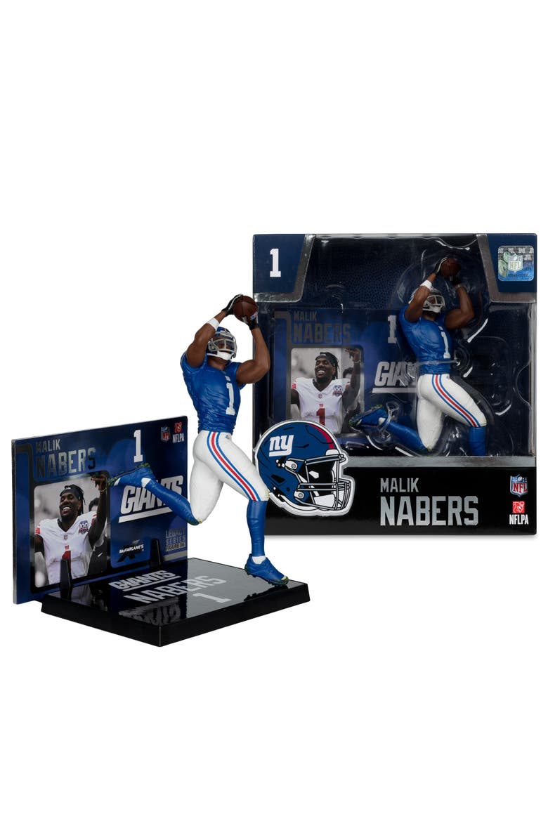 McFarlane Malik Nabers (New York Giants) NFL 7" Figure McFarlane, Main, color, Multi-Color