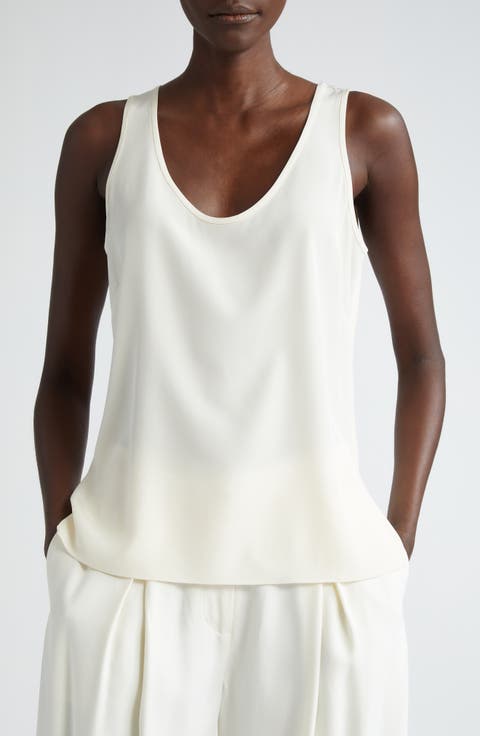 Silk Crêpe de Chine Tank