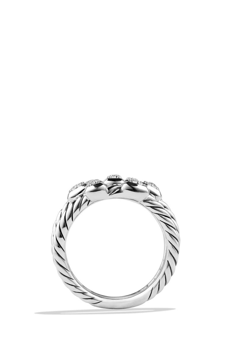 David Yurman 'Confetti' Ring with Diamonds, Alternate, color, 