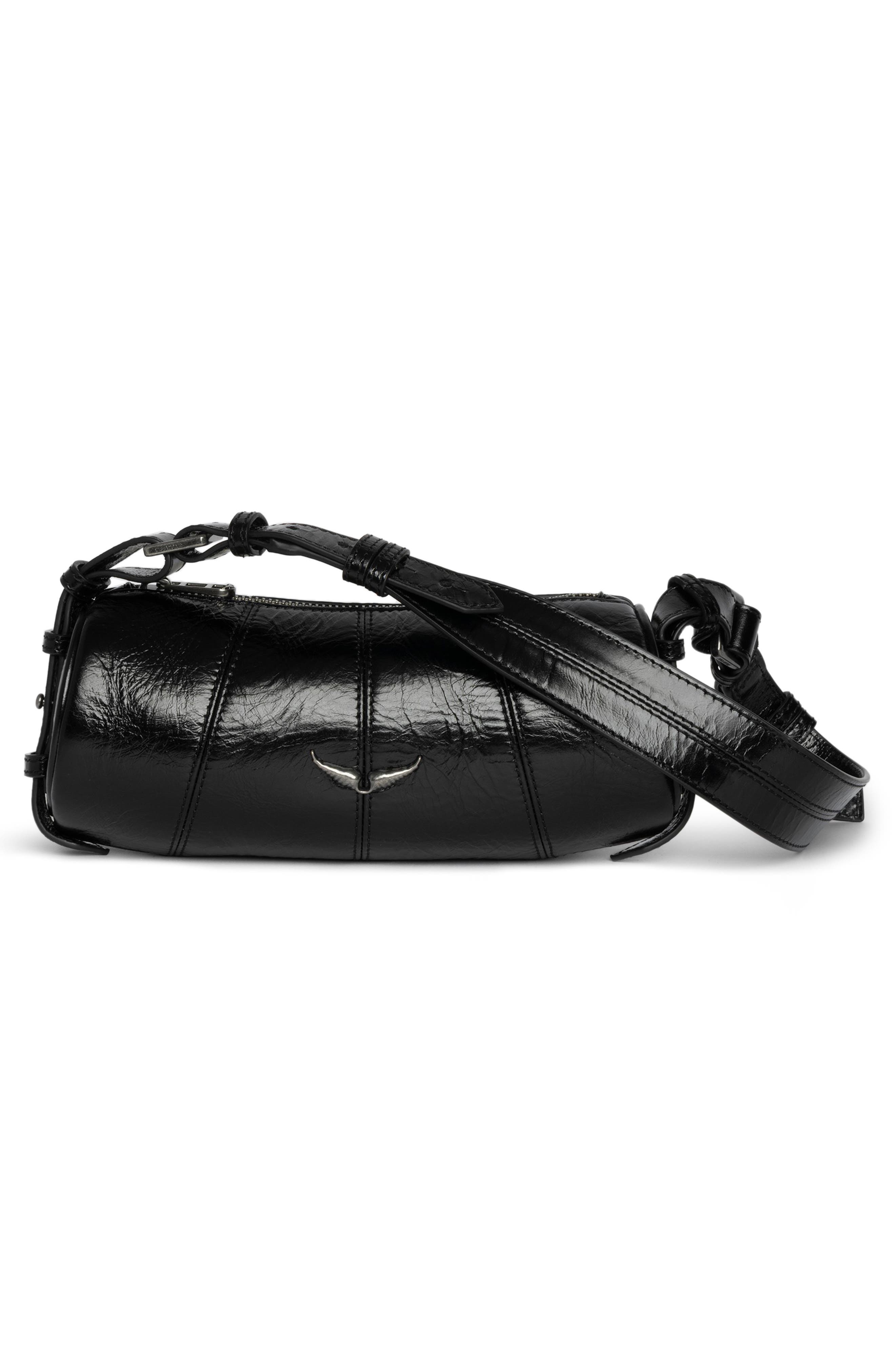 Zadig & Voltaire Le Roudoudou Patent Leather Shoulder Bag, Alternate, color, 