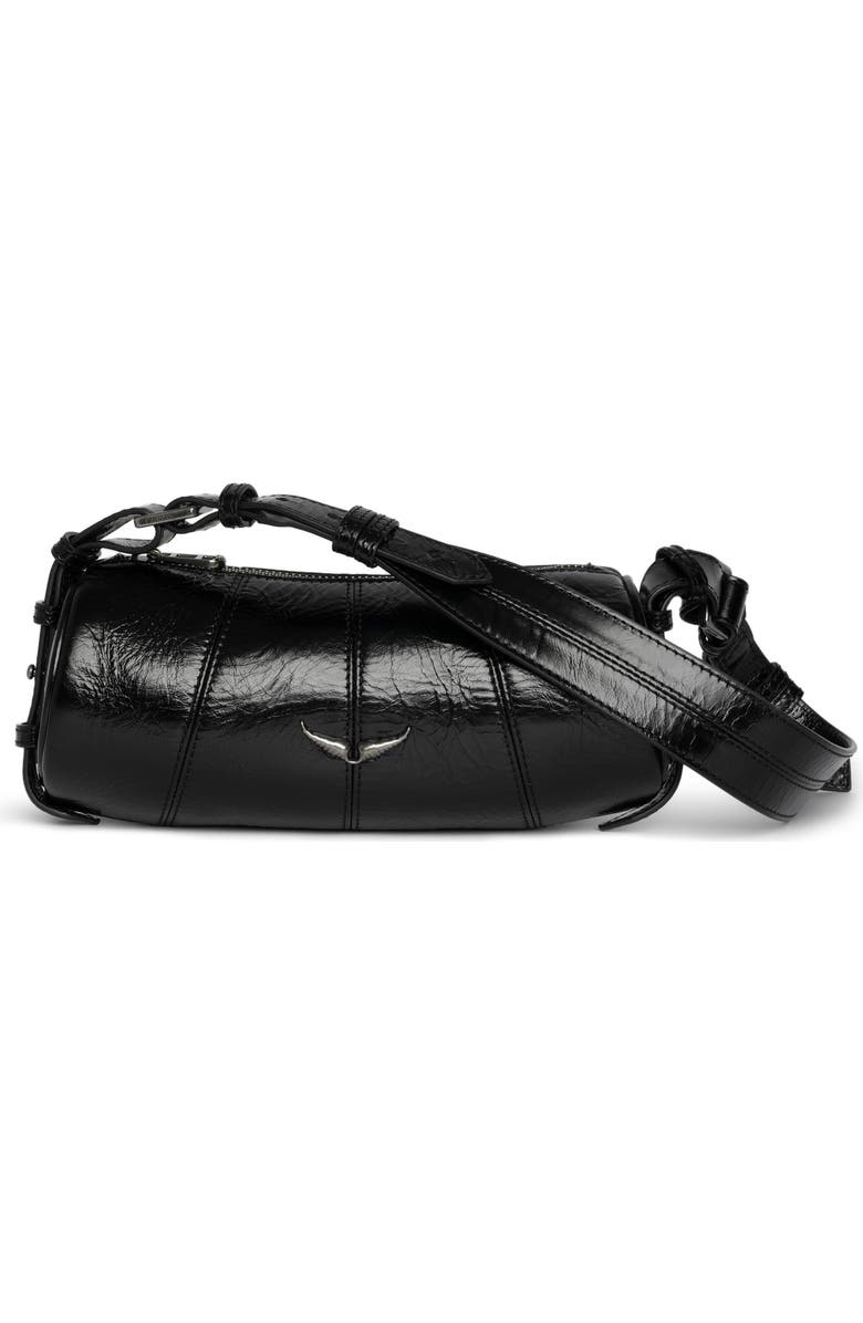 Zadig & Voltaire Le Roudoudou Patent Leather Shoulder Bag, Alternate, color,