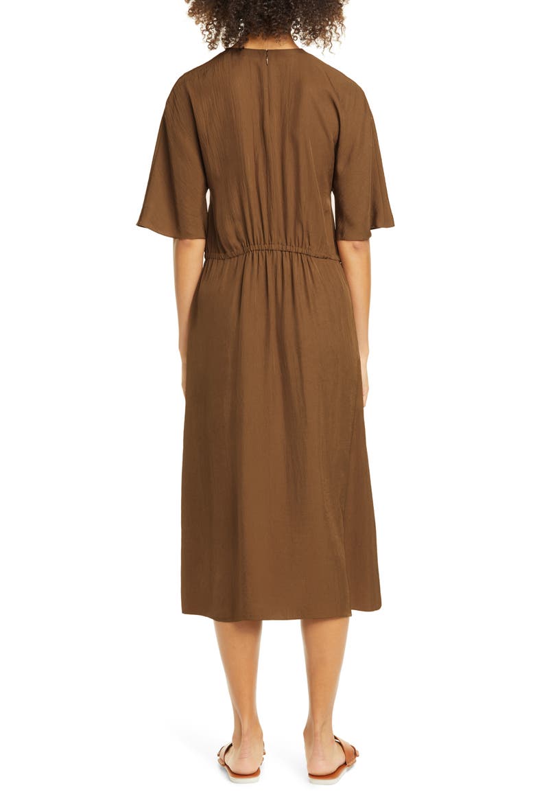 Short Sleeve T-Shirt Dress, Alternate, color, PALO SANTO