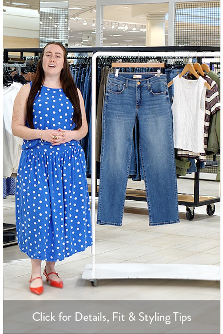 Avery High Waist Straight Leg Jeans video