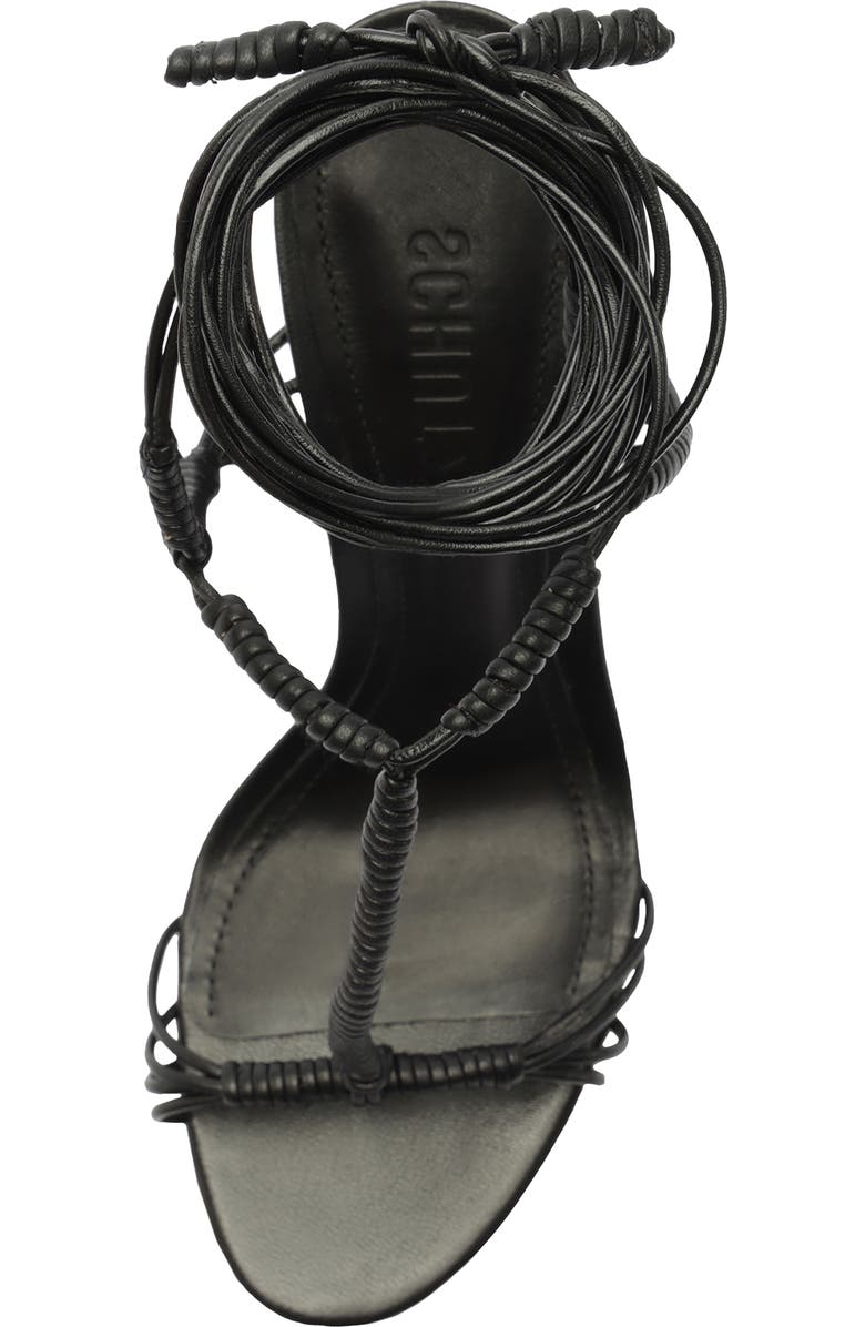 Schutz Amunet Ankle Wrap Block Heel Sandal, Alternate, color,