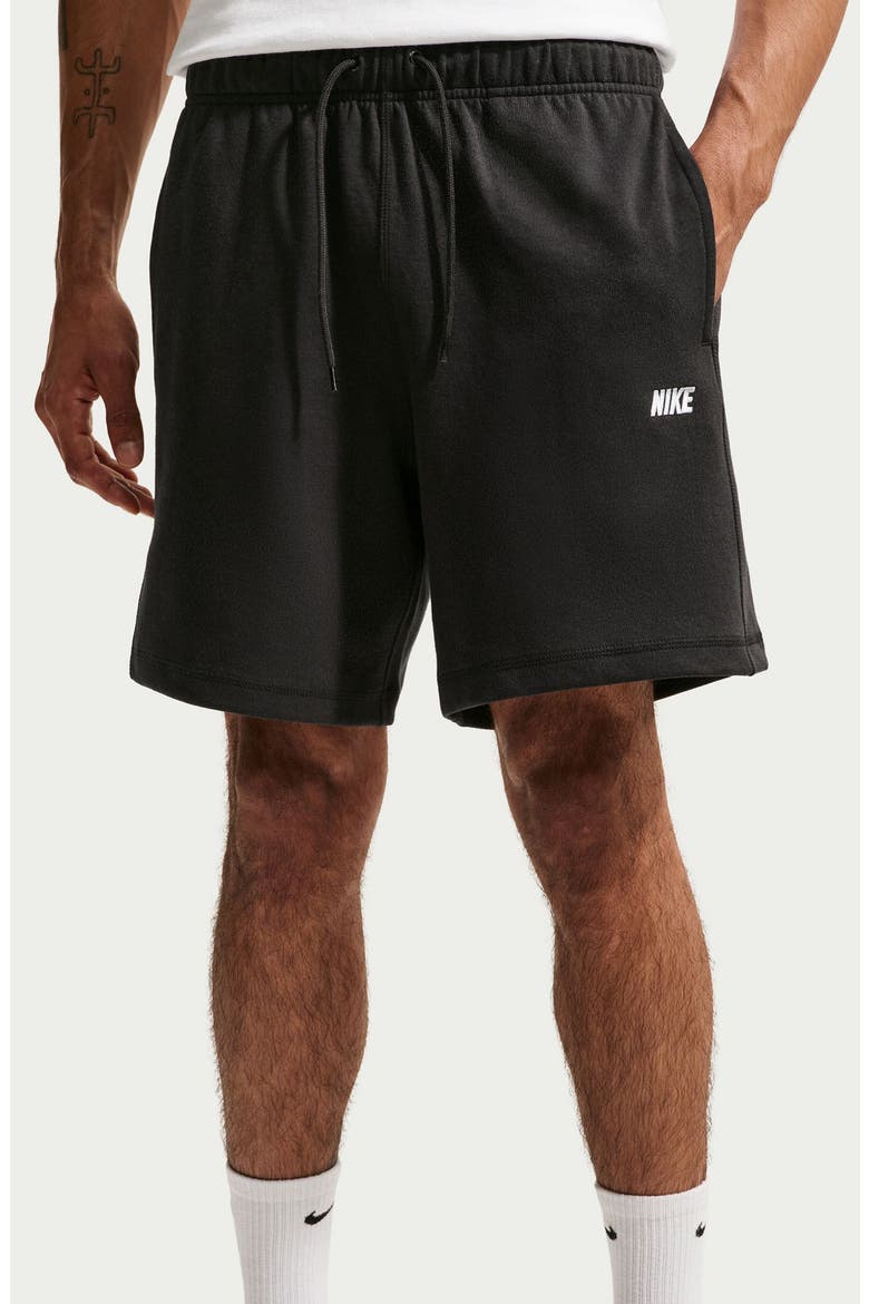 Club Varsity Shorts, Alternate, color, BLACK/ BLACK/ WHITE