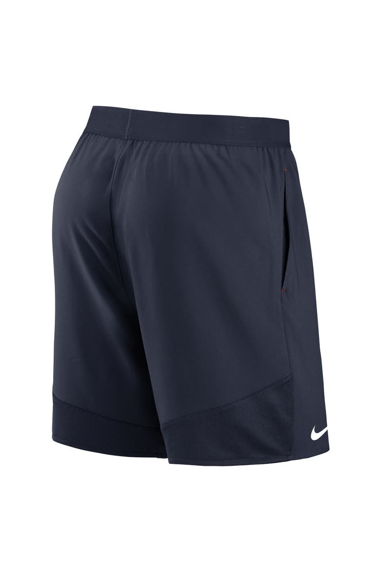 Men's Nike Navy Chicago Bears Stretch Woven Shorts, Alternate, color, Navy