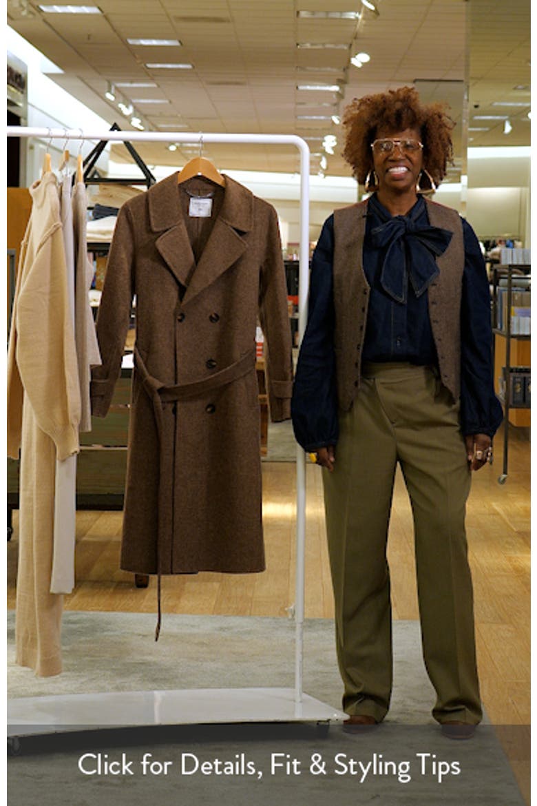 Front Runner Belted Wool Blend Coat video