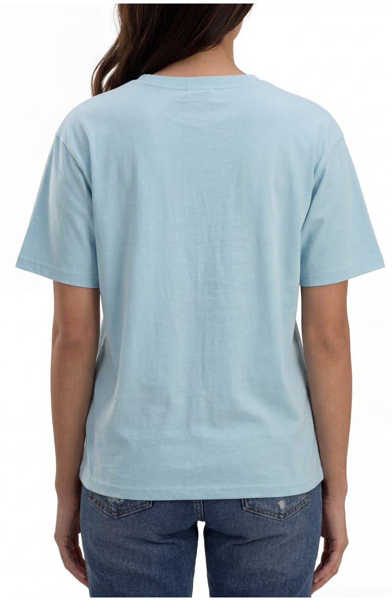 Solomon & Sage Women's Relax Crewneck Tee, Alternate, color, Sky Blue