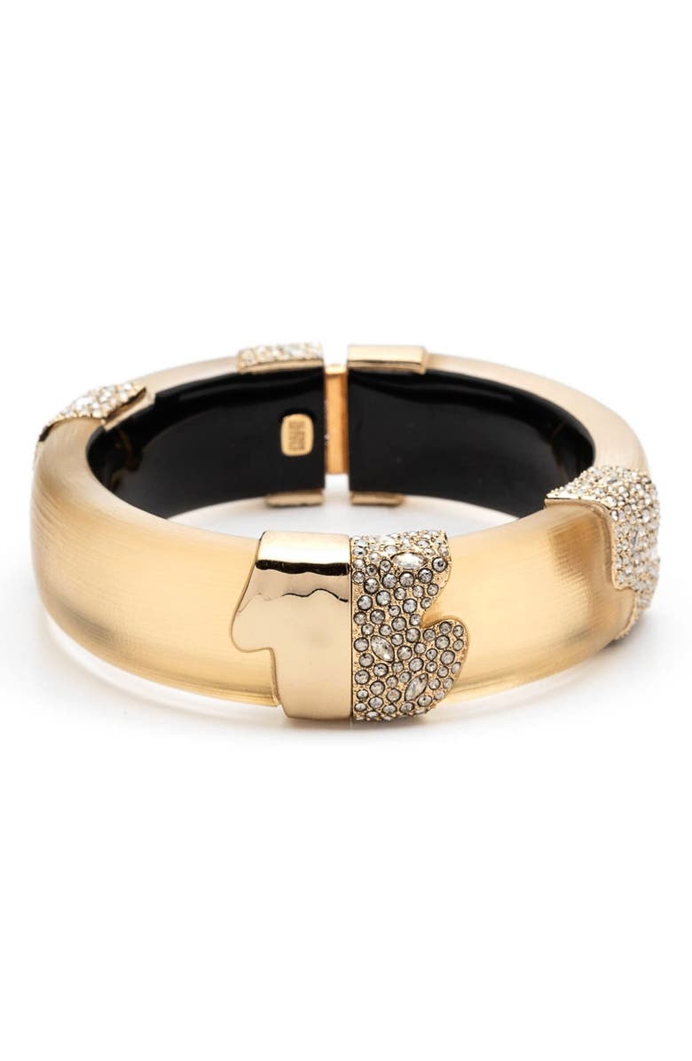 Alexis Bittar Crystal Hinged Bangle, Alternate, color,
