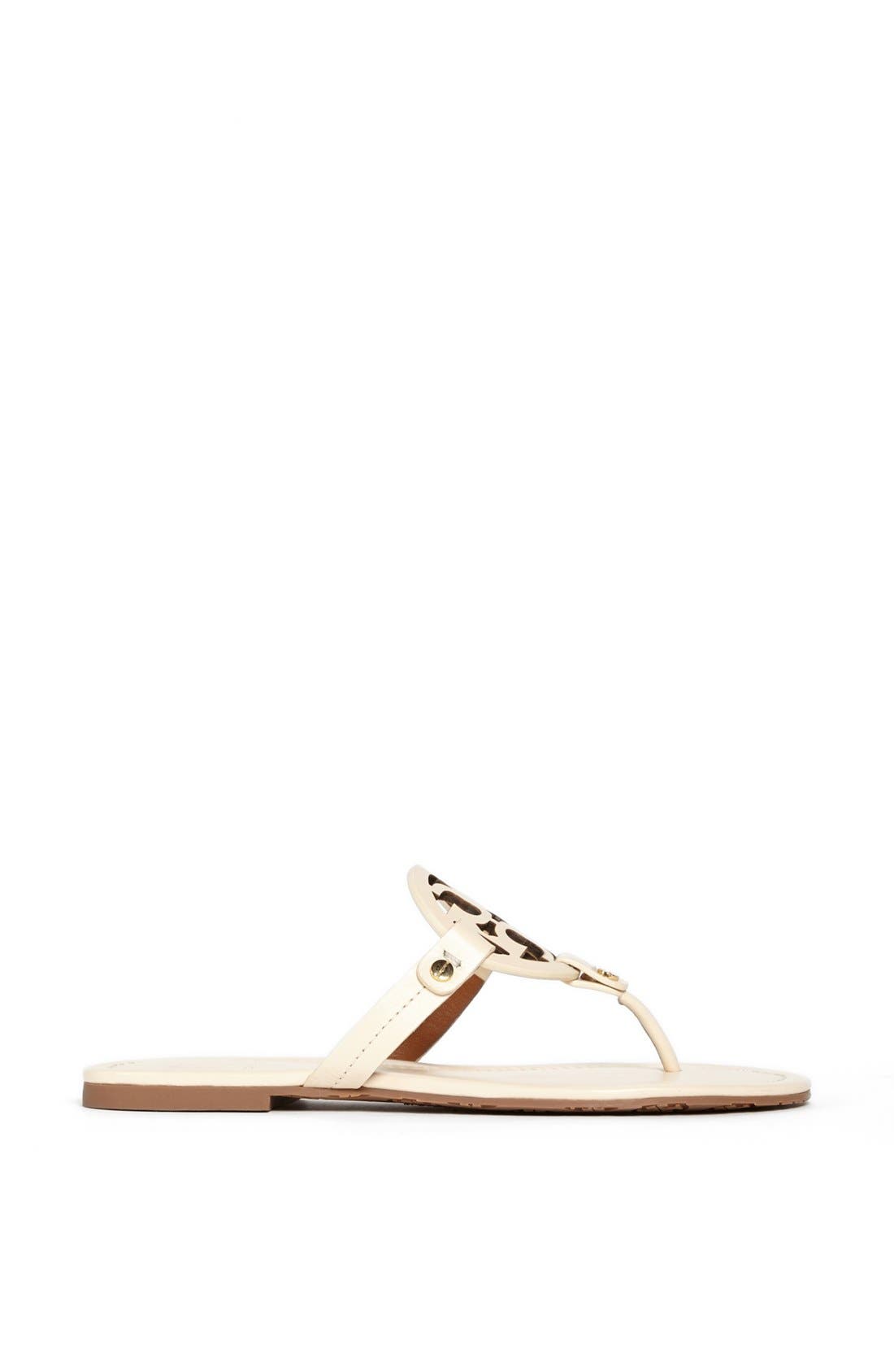 'Miller' Thong Sandal, Alternate, color, VANILLA CREAM