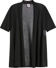 Anne Klein Semisheer Short Sleeve Cardigan