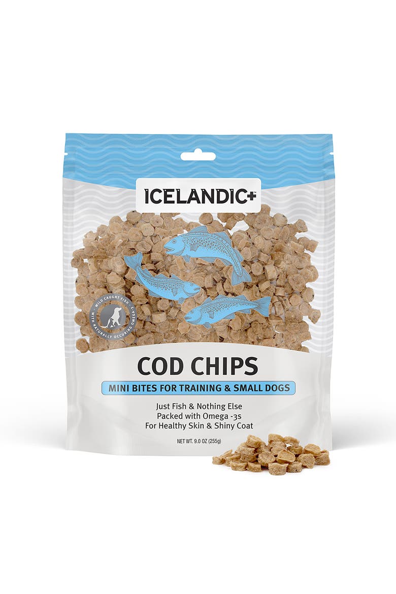 Cod 9oz Dog Treats, Alternate, color, Brown