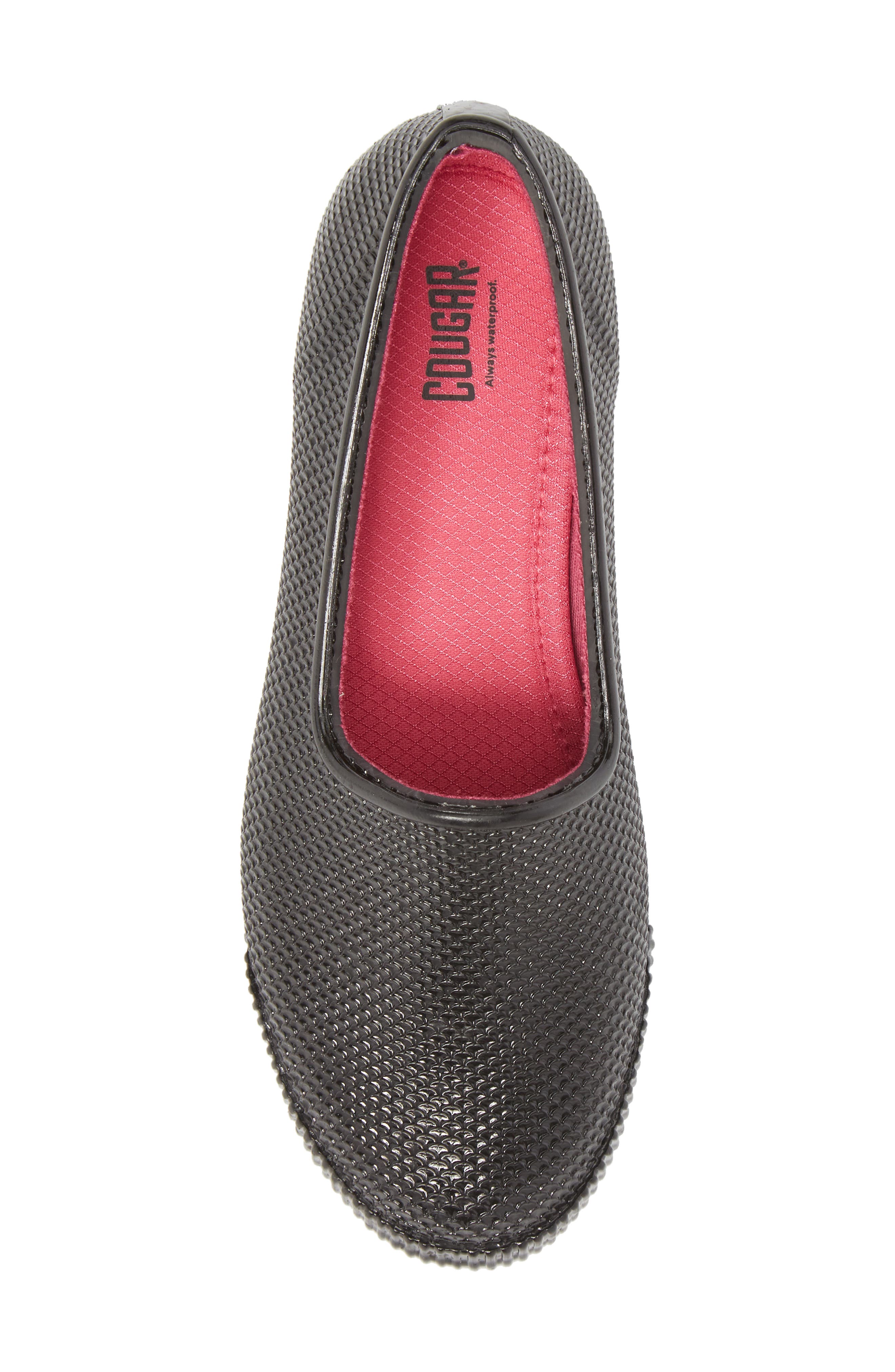 Ruby Waterproof Flat, Alternate, color, BLACK SNAKE PRINT
