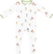 Kyte BABY Wildflower Zip-Up Romper