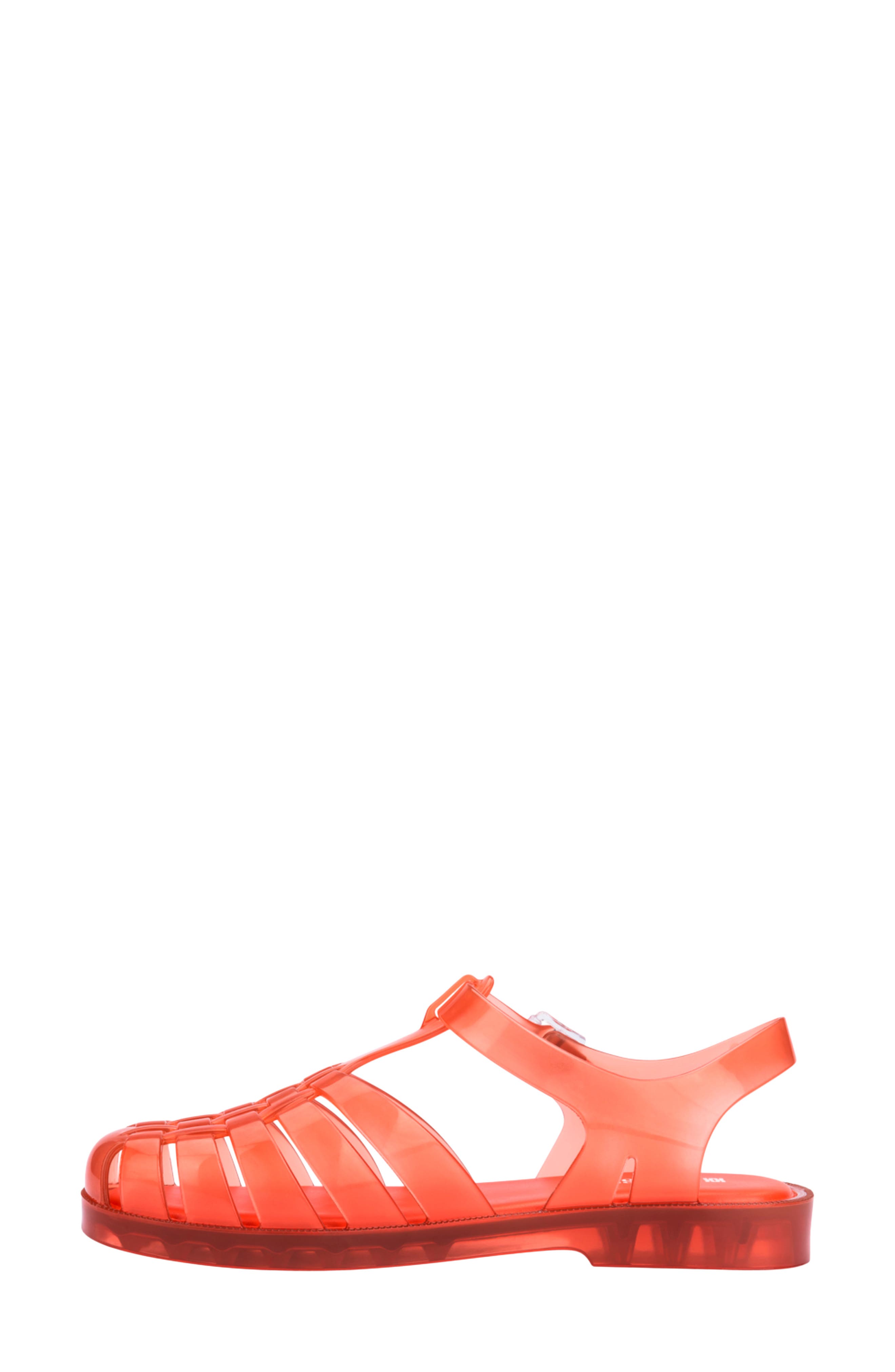 Possession Jelly Fisherman Sandal, Alternate, color, TRANSP ORANGE