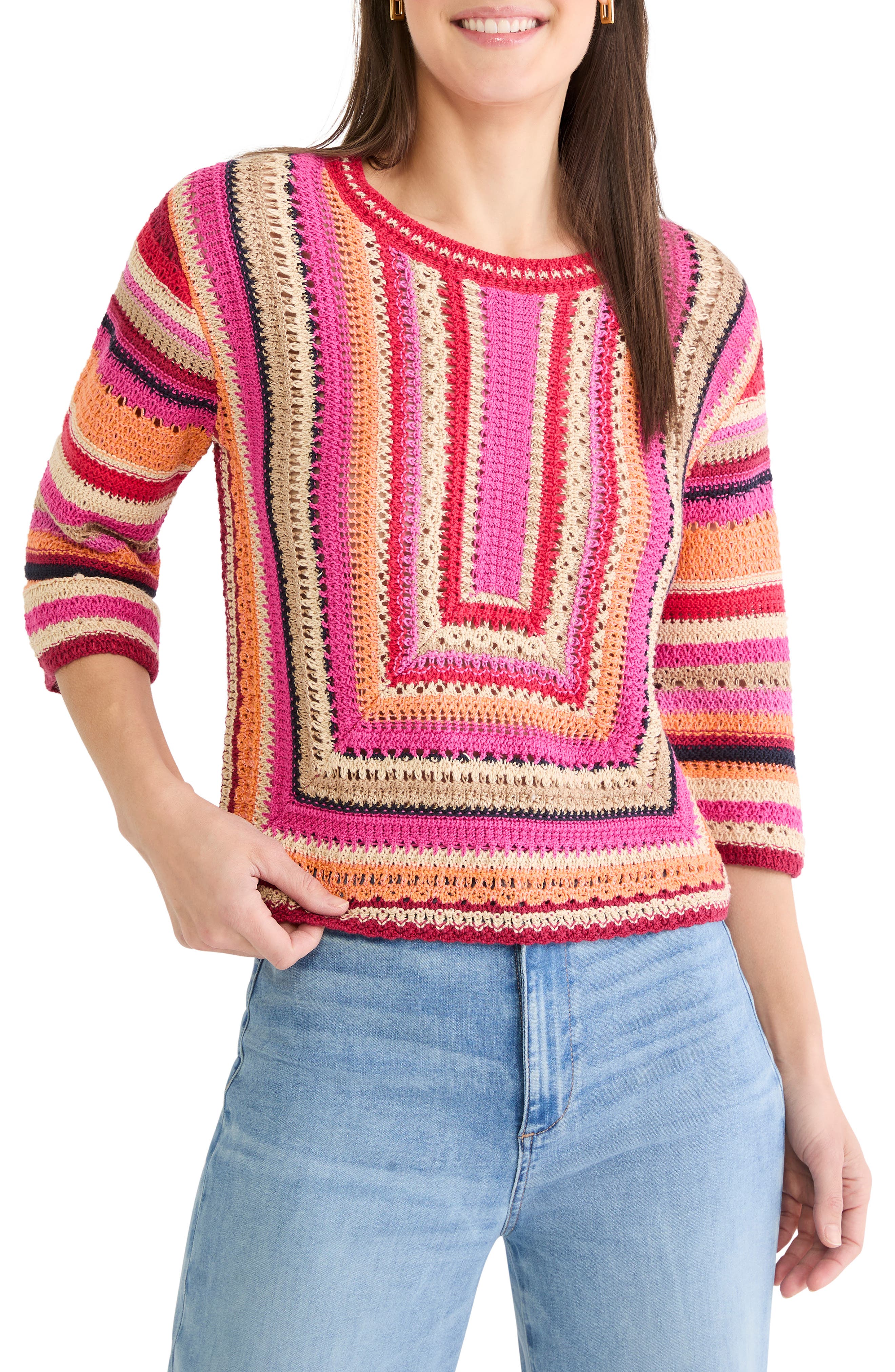 Pastiche Mix Stitch Sweater - image 3