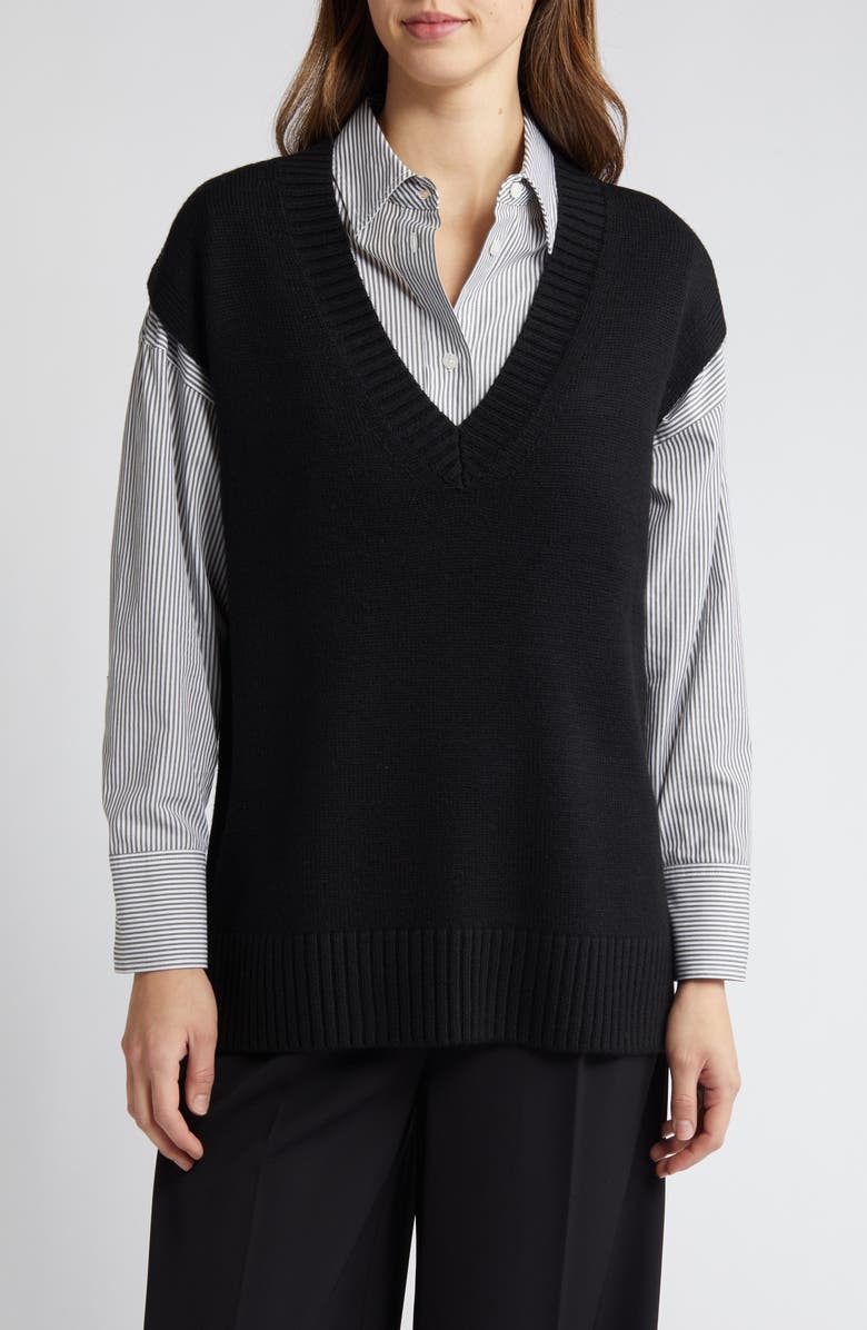 Nordstrom Oversize Sweater Vest, Main, color,