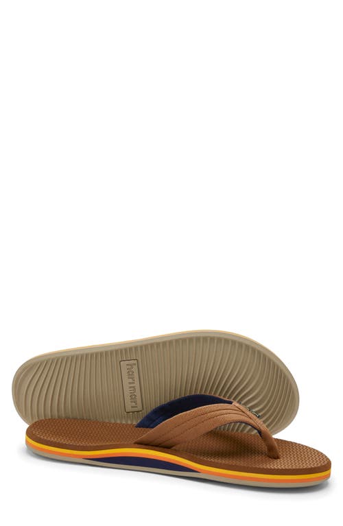 Hari Mari Dunes Waterproof Flip Flop In Tobacco