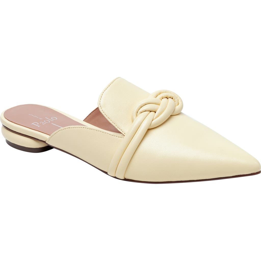 Linea Paolo Azelia Pointed Toe Mule In Yellow
