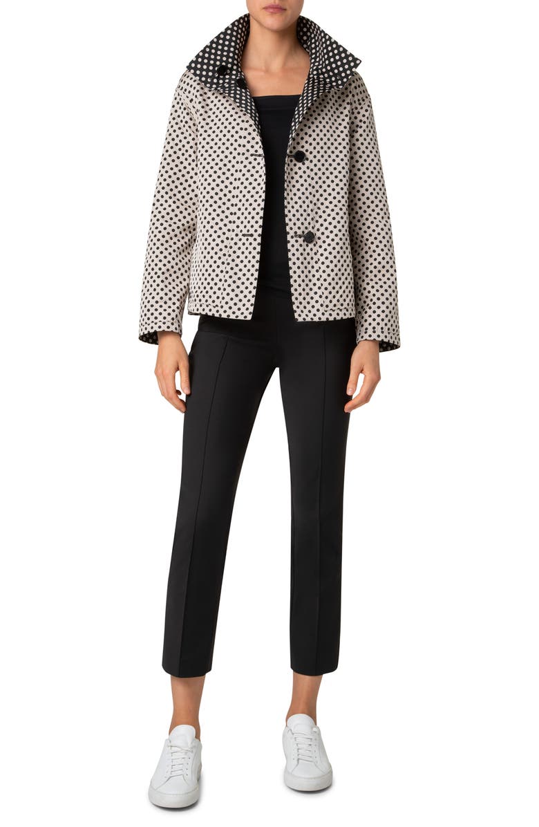 Akris punto Polka Dot Reversible Jacket | Nordstrom