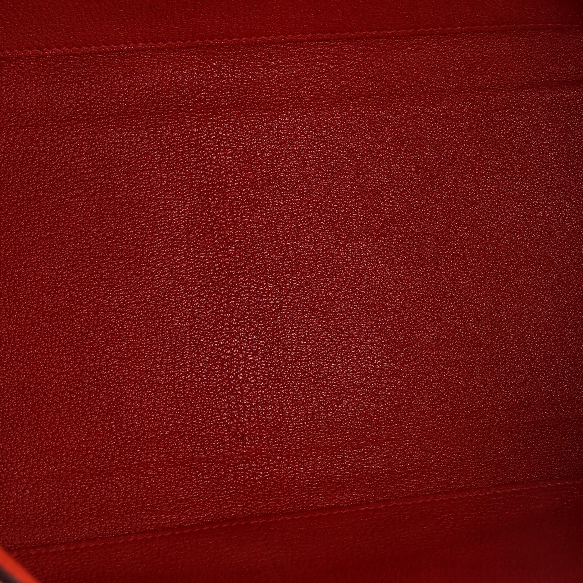 Kelly Handbag Red Togo with Palladium Hardware 35, Alternate, color, Red