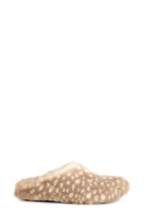 Azalea Wang Upnettee Faux Fur Slipper In Multi