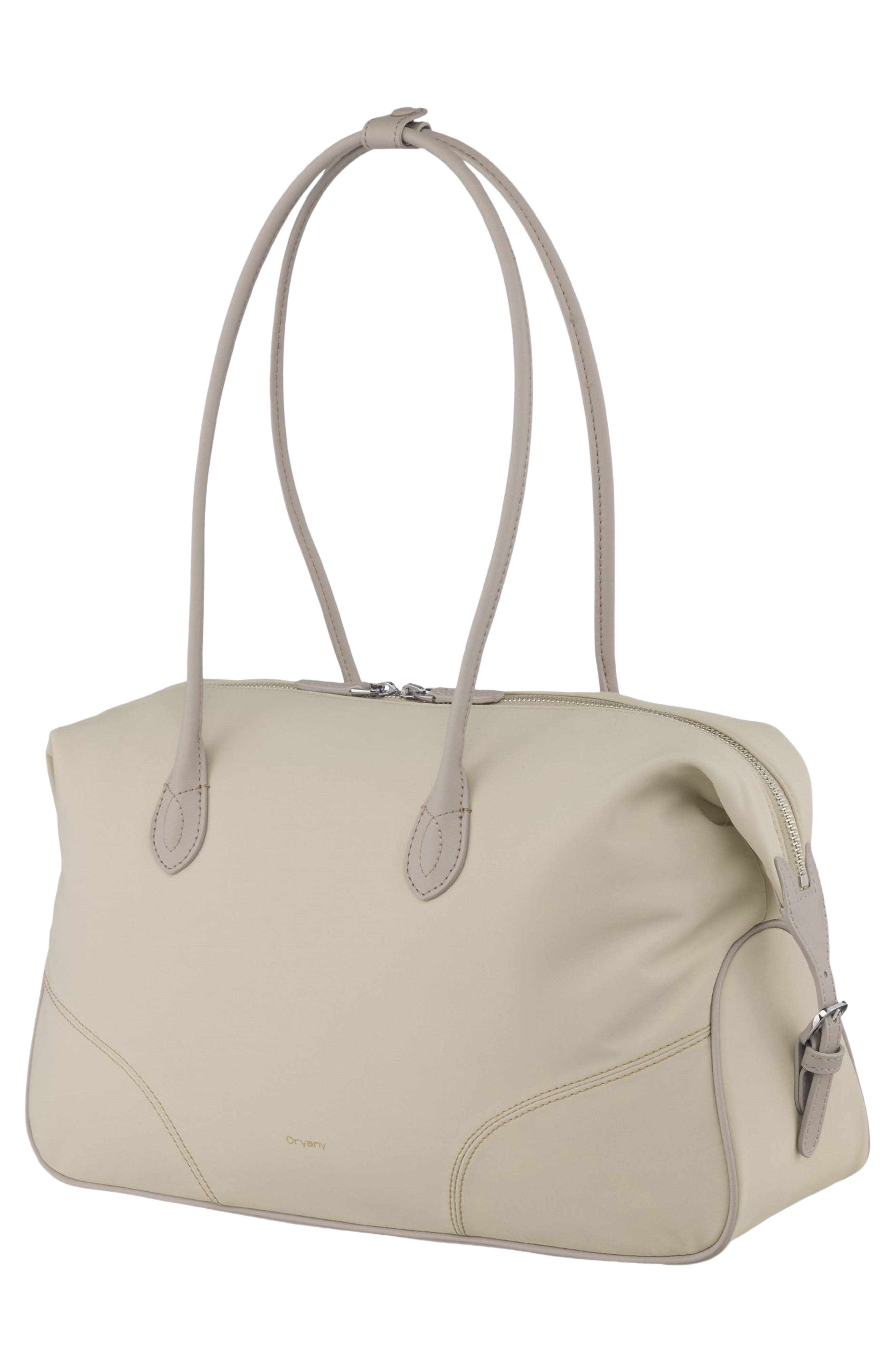 Holo Nylon Shoulder Bag, Alternate, color, SAND BEACH