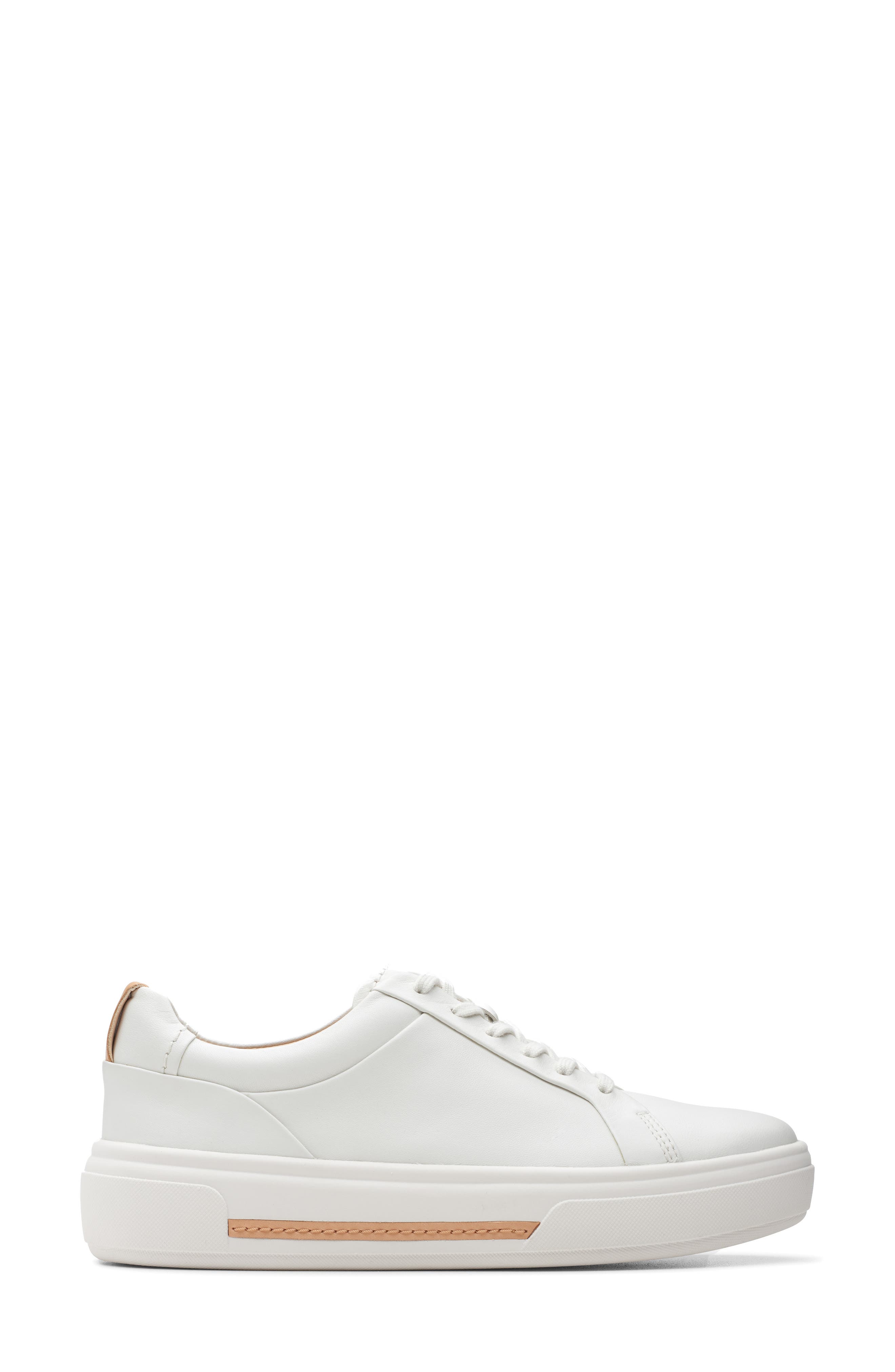 Clarks<sup>®</sup> Hollyhock Walk Sneaker, Alternate, color, Off White Lea