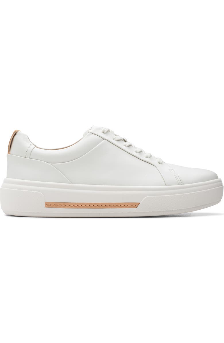 Clarks<sup>®</sup> Hollyhock Walk Sneaker, Alternate, color, Off White Lea