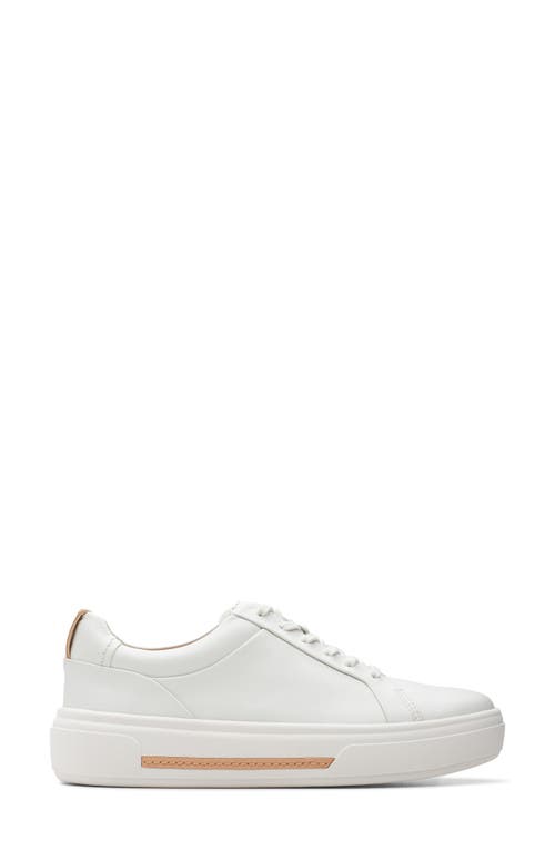 Clarks Hollyhock Leather Sneakers In White
