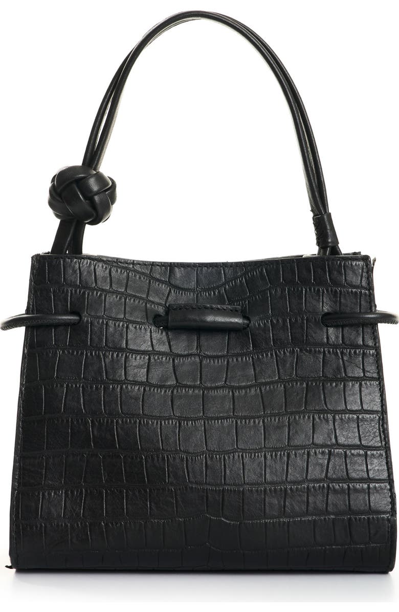 Velez Full Grain Leather Crossbody Bag, Alternate, color, Black