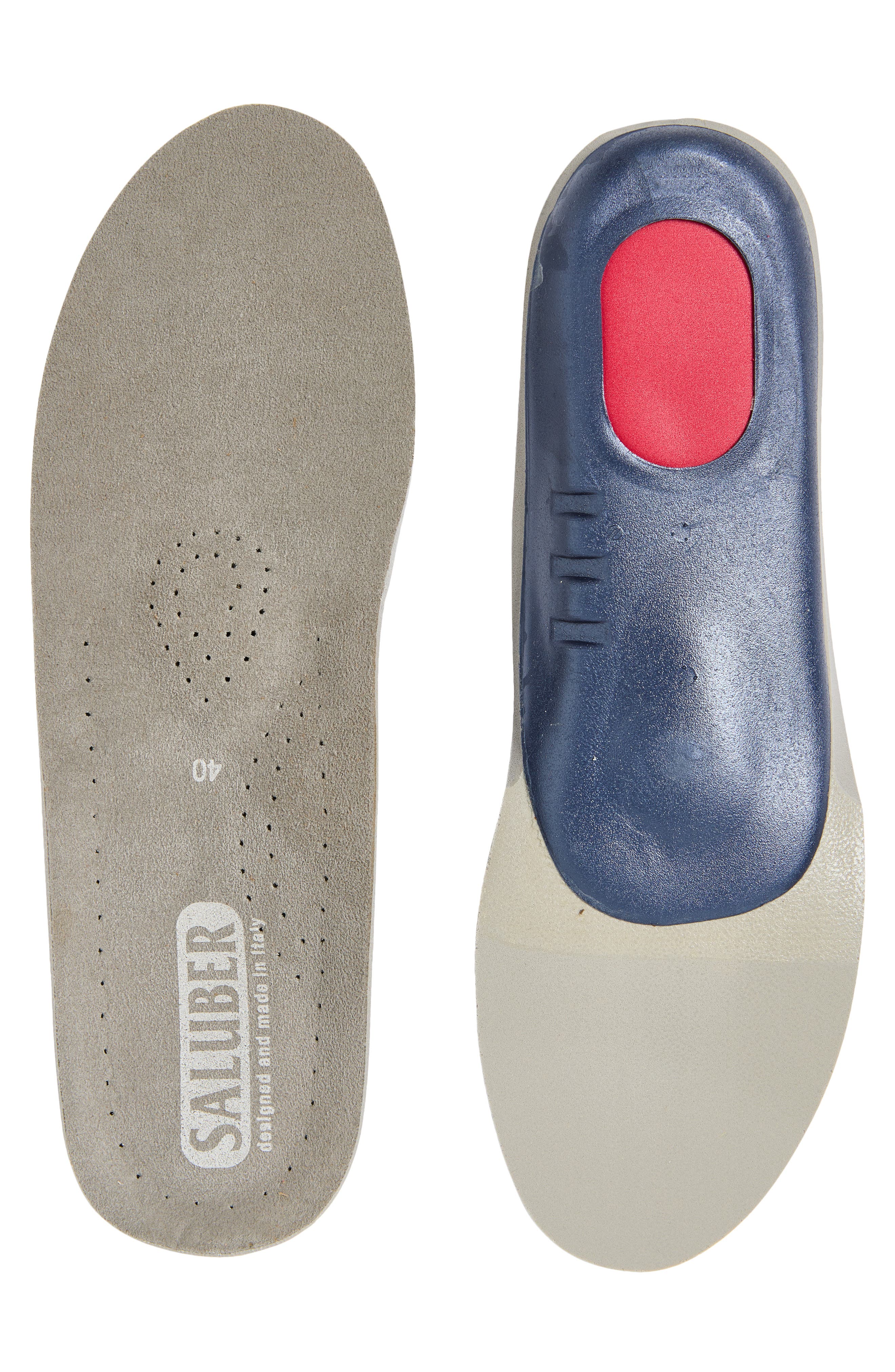 Comfort Full Length Orthotic Insoles, Main, color, GRAY