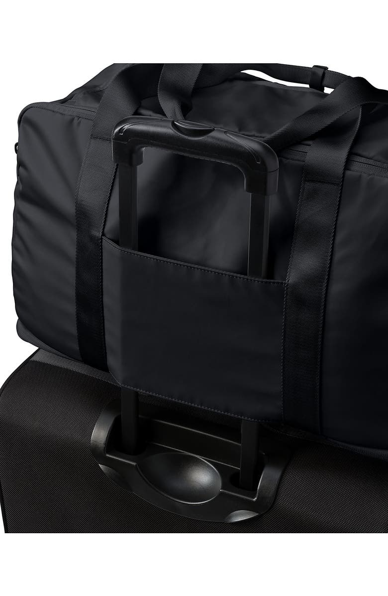 Lands' End Travel Carry On Luggage Duffle Bag, Alternate, color, Black