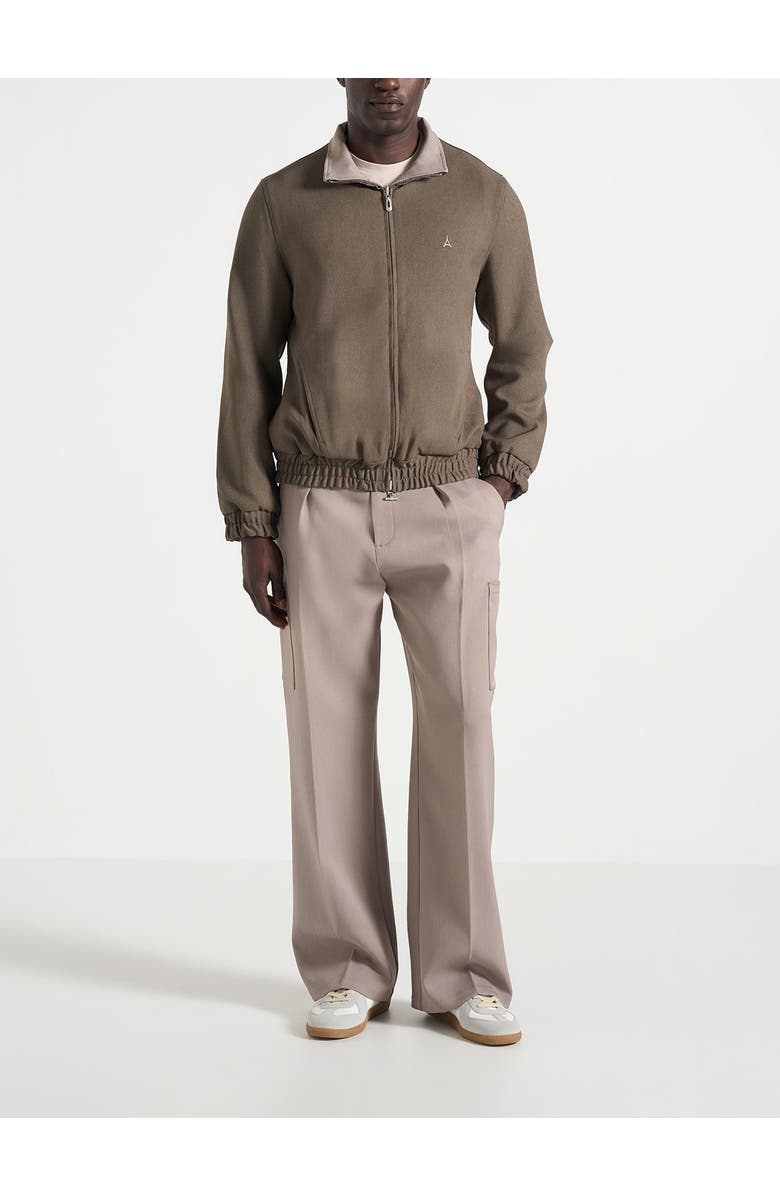 Manière De Voir Sullivan Reversible Eiffel Jacket, Alternate, color, Mushroom