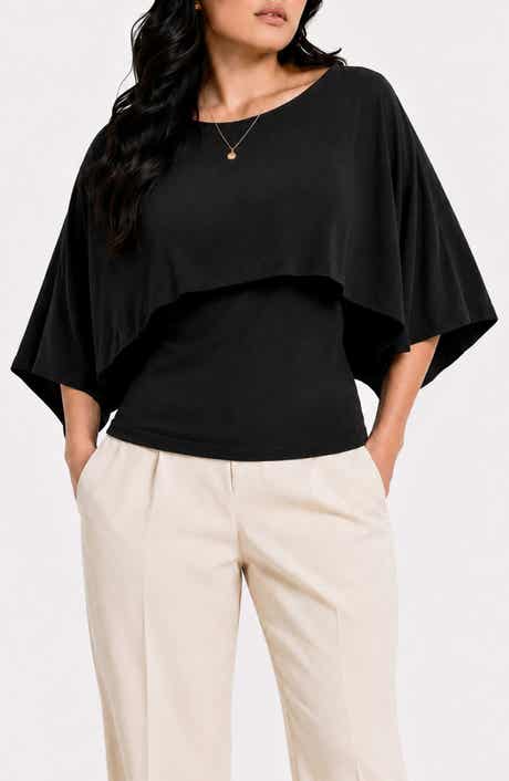 Noble Cape Dolman Top