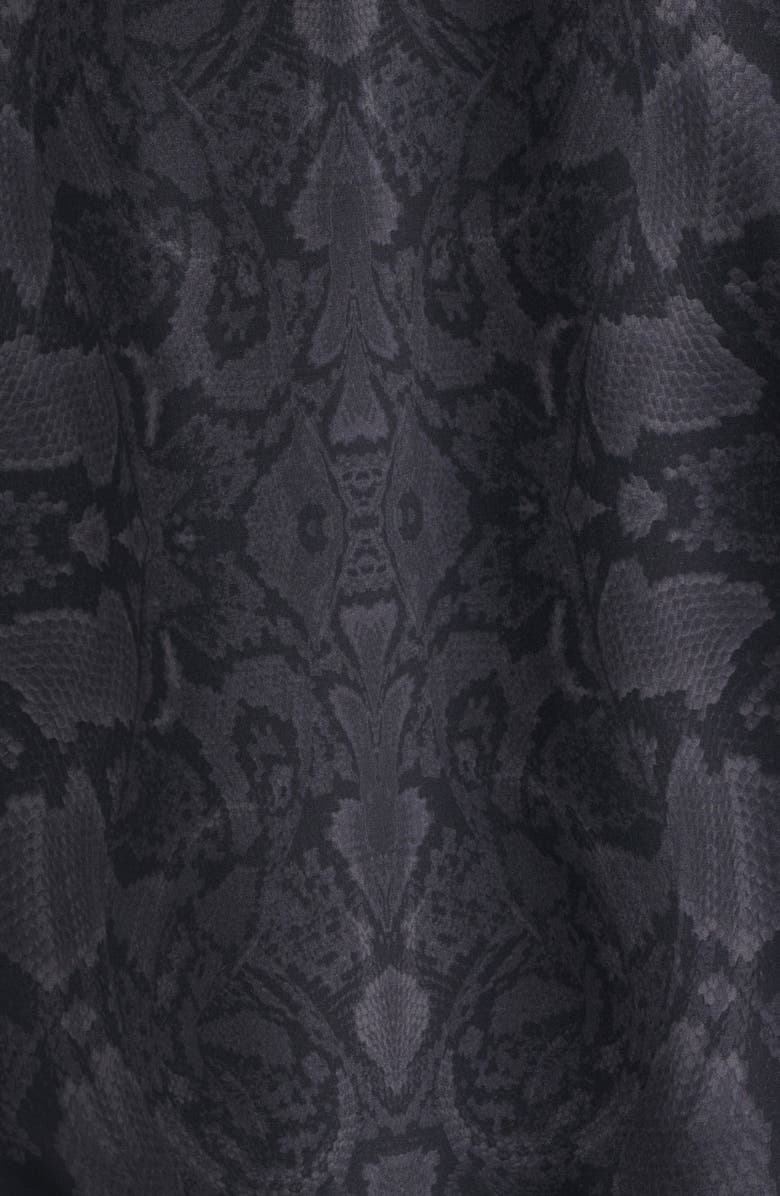 SANTO STUDIO Verona Tech Snakeskin Print Zip-Up Jacket, Alternate, color, Snakeskin